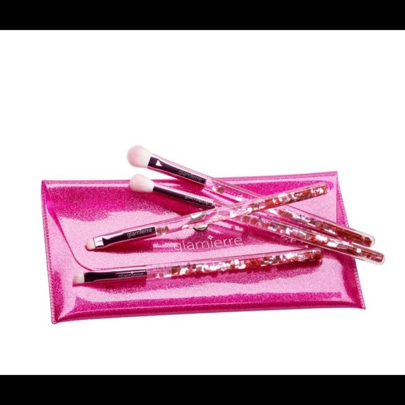 Glamierre Other - 🆕GLAMIERRE Pink Luxe Glitter Eye Brush Collection
